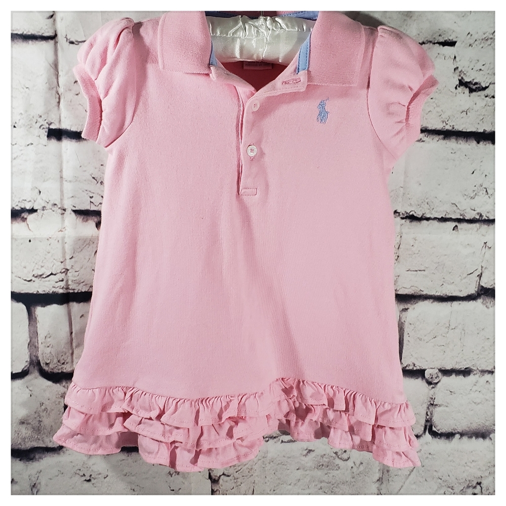 Ralph Lauren Pink Polo Toddler Dress